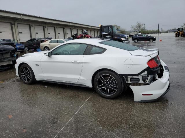 1FA6P8CF8M5123998 - 2021 FORD MUSTANG GT WHITE photo 2