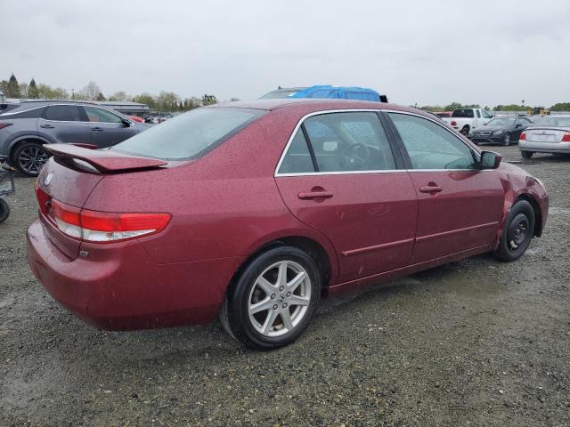 1HGCM665X3A027505 - 2003 HONDA ACCORD EX MAROON photo 3