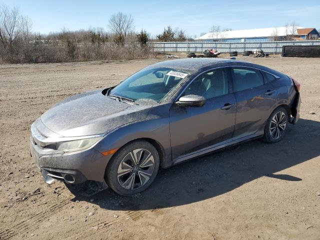 19XFC1F73GE005707 - 2016 HONDA CIVIC EXL GRAY photo 1