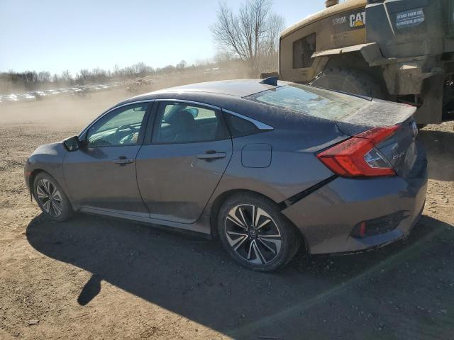 19XFC1F73GE005707 - 2016 HONDA CIVIC EXL GRAY photo 2