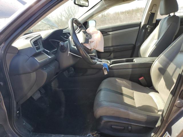 19XFC1F73GE005707 - 2016 HONDA CIVIC EXL GRAY photo 7