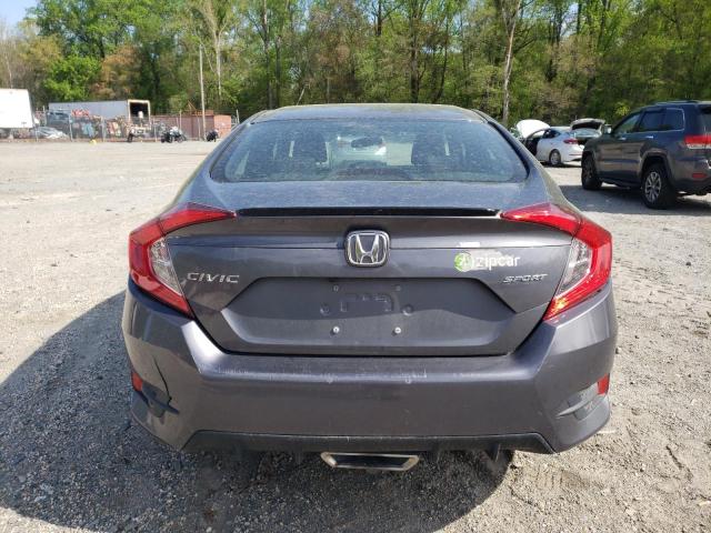 2HGFC2F86MH550767 - 2021 HONDA CIVIC SPORT GRAY photo 6