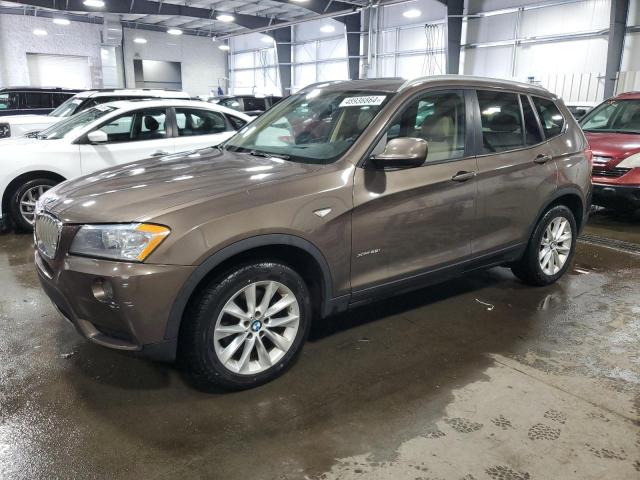 5UXWX9C5XD0A25769 - 2013 BMW X3 XDRIVE28I BROWN photo 1