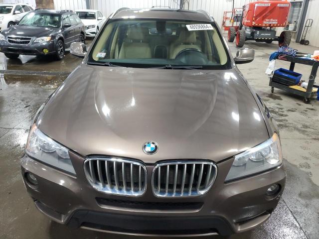 5UXWX9C5XD0A25769 - 2013 BMW X3 XDRIVE28I BROWN photo 5