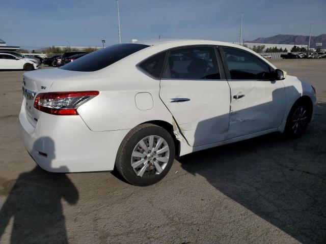 3N1AB7AP6EY312083 - 2014 NISSAN SENTRA S WHITE photo 3