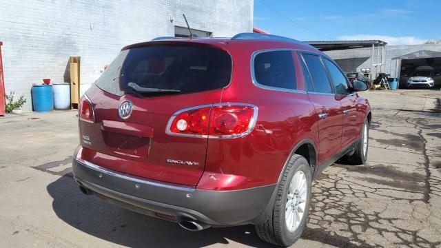 5GALRAED7AJ248229 - 2010 BUICK ENCLAVE CX BURGUNDY photo 4