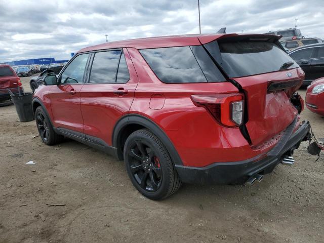 1FM5K8GC0MGB49550 - 2021 FORD EXPLORER ST RED photo 2