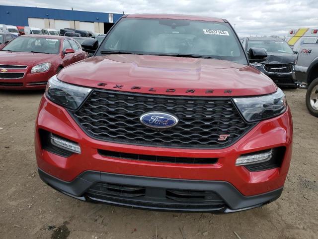 1FM5K8GC0MGB49550 - 2021 FORD EXPLORER ST RED photo 5