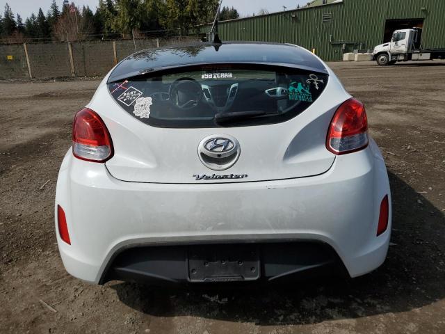 KMHTC6AD6GU265982 - 2016 HYUNDAI VELOSTER WHITE photo 6