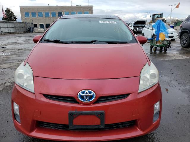 JTDKN3DUXA0060765 - 2010 TOYOTA PRIUS RED photo 5