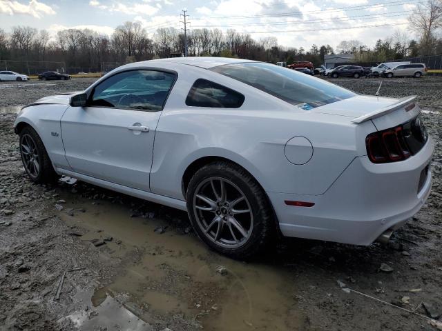 1ZVBP8CF6E5298175 - 2014 FORD MUSTANG GT WHITE photo 2