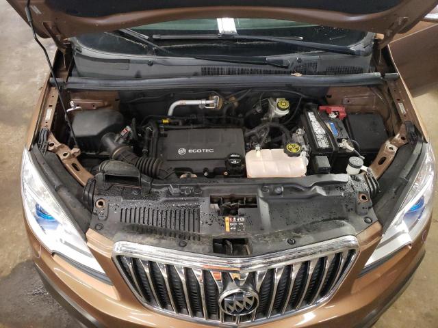 KL4CJBSB1GB714314 - 2016 BUICK ENCORE CONVENIENCE BROWN photo 12