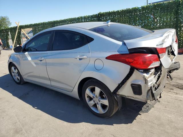 5NPDH4AE7DH418320 - 2013 HYUNDAI ELANTRA GLS SILVER photo 2