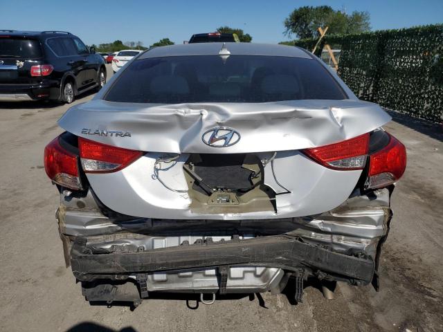 5NPDH4AE7DH418320 - 2013 HYUNDAI ELANTRA GLS SILVER photo 6