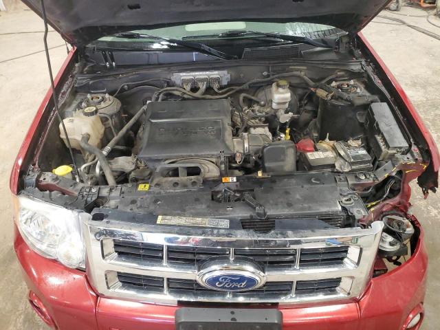 1FMCU9DG6CKA82852 - 2012 FORD ESCAPE XLT RED photo 11