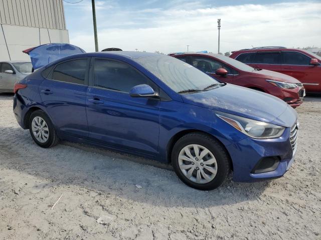 3KPC24A62ME131042 - 2021 HYUNDAI ACCENT SE BLUE photo 4