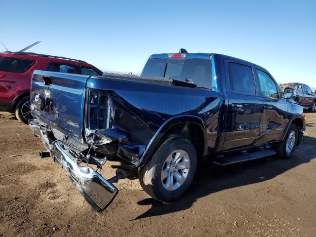 1C6SRFJMXNN213123 - 2022 RAM 1500 LARAMIE BLUE photo 3