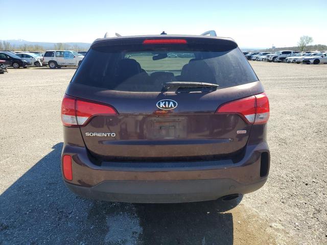 5XYKT3A60EG453833 - 2014 KIA SORENTO LX PURPLE photo 6