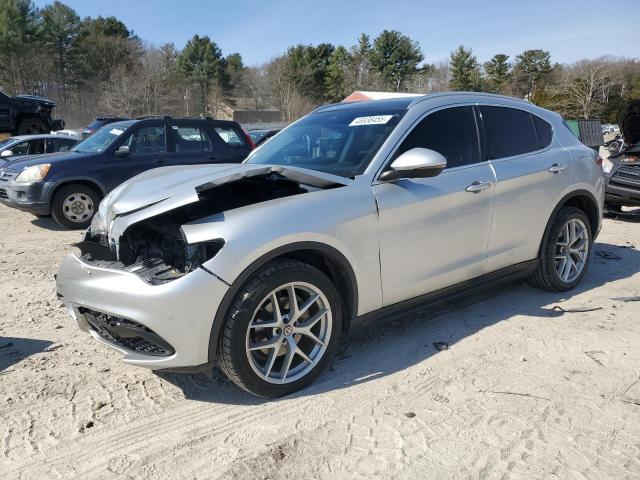ZASPAKBN2K7C37056 - 2019 ALFA ROMEO STELVIO TI SILVER photo 1