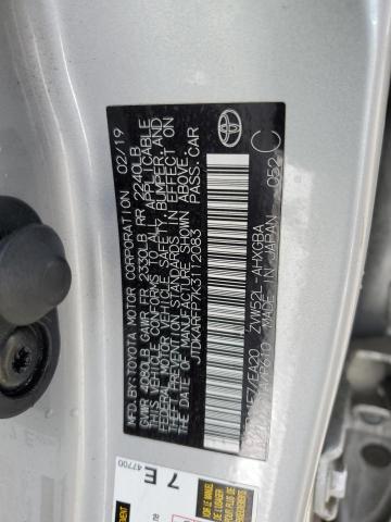 JTDKARFP7K3112083 - 2019 TOYOTA PRIUS PRIM 银色 照片 12