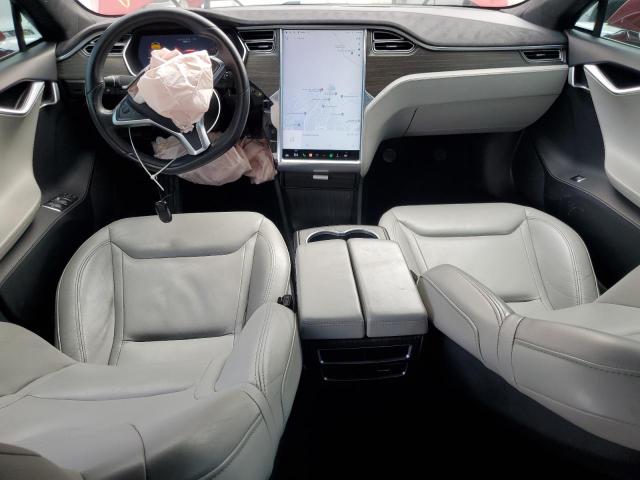 5YJSA1E23FF115854 - 2015 TESLA MODEL S RED photo 8