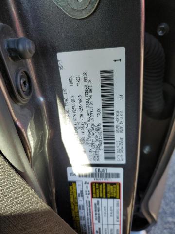 5TFRW5F12HX225235 - 2017 TOYOTA TUNDRA DOUBLE CAB SR/SR5 CHARCOAL photo 12