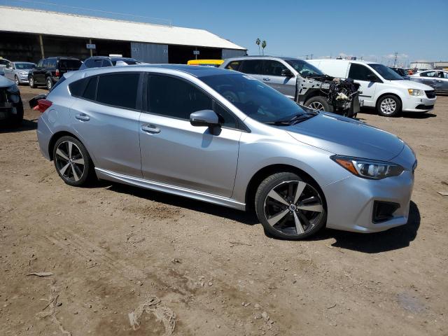 4S3GTAM69H3738478 - 2017 SUBARU IMPREZA SPORT SILVER photo 4