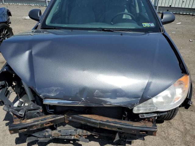 KMHDU46D68U352412 - 2008 HYUNDAI ELANTRA GLS GRAY photo 11