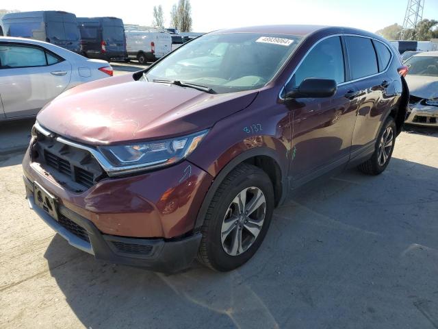 2HKRW6H37JH221347 - 2018 HONDA CR-V LX BURGUNDY photo 1