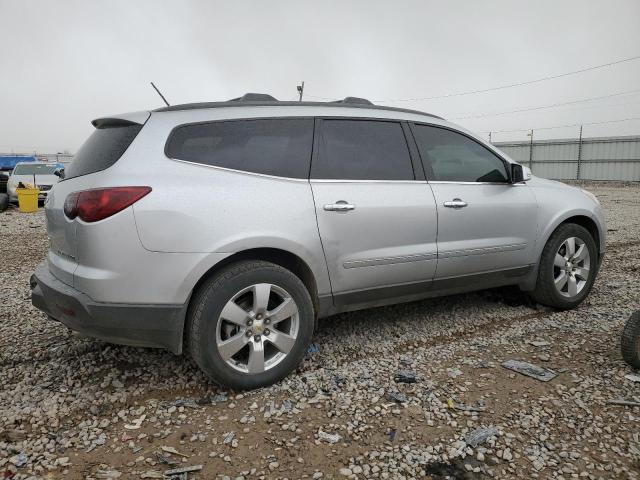 1GNKVLED4CJ307989 - 2012 CHEVROLET TRAVERSE LTZ SILVER photo 3