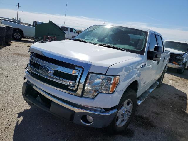 1FTFW1CT1DFC05480 - 2013 FORD F150 SUPERCREW WHITE photo 1