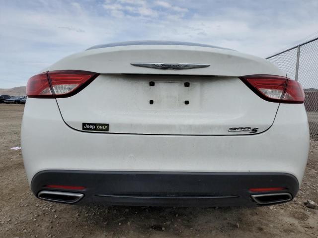 1C3CCCBG7FN627519 - 2015 CHRYSLER 200 S WHITE photo 6