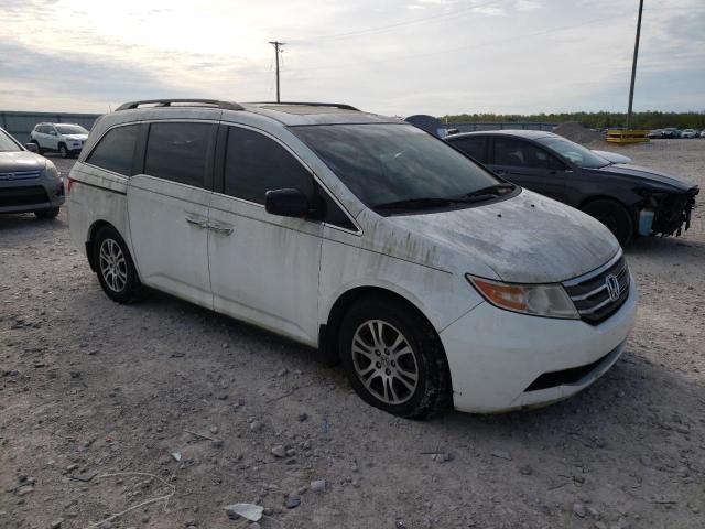 5FNRL5H68CB016411 - 2012 HONDA ODYSSEY EXL WHITE photo 4