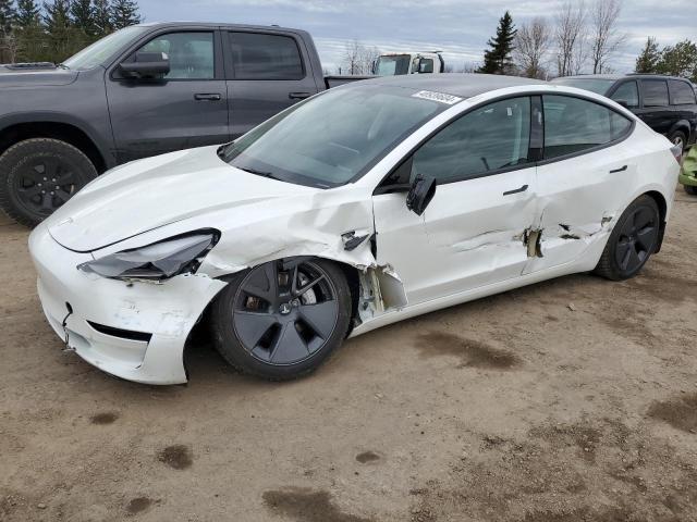 5YJ3E1EA7PF408917 - 2023 TESLA MODEL 3 WHITE photo 1