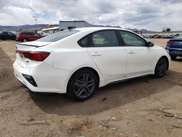 3KPF34AD6LE244208 - 2020 KIA FORTE GT LINE WHITE photo 3