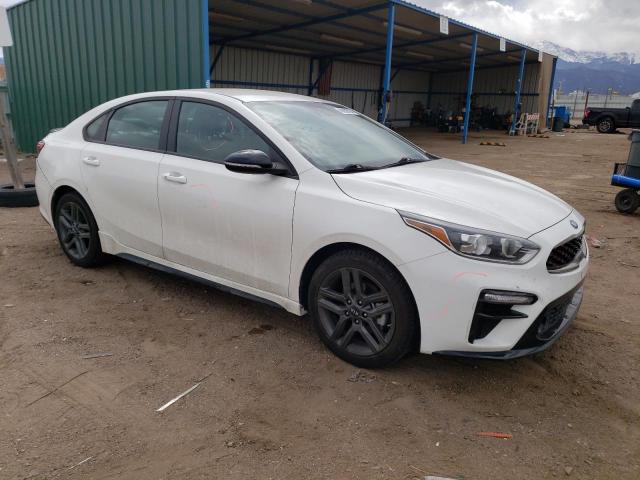 3KPF34AD6LE244208 - 2020 KIA FORTE GT LINE WHITE photo 4