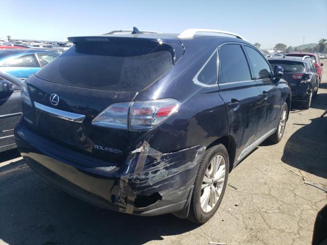 JTJBC1BA9A2005910 - 2010 LEXUS RX 450 BLUE photo 3