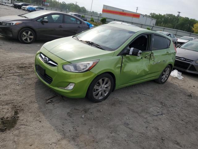 KMHCU5AE7CU021798 - 2012 HYUNDAI ACCENT GLS GREEN photo 1