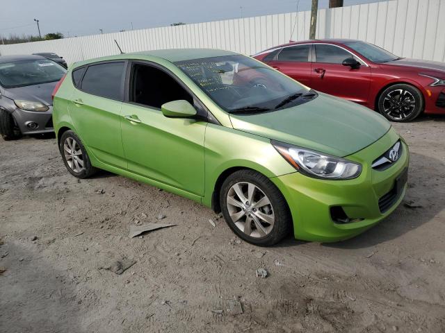 KMHCU5AE7CU021798 - 2012 HYUNDAI ACCENT GLS GREEN photo 4