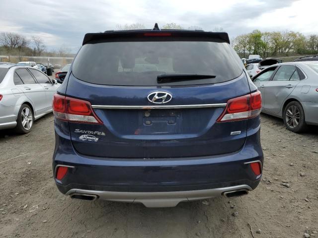 KM8SMDHF7HU190585 - 2017 HYUNDAI SANTA FE SE BLUE photo 6