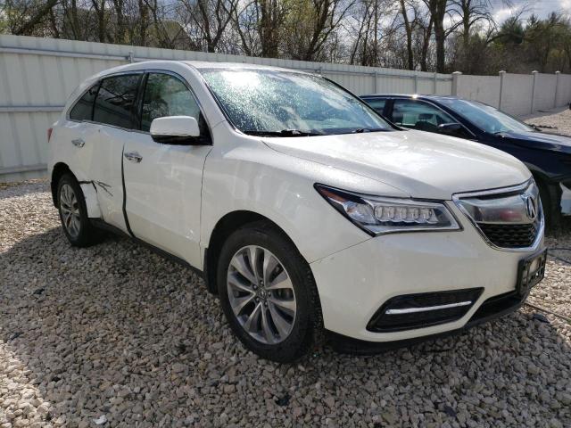 5FRYD4H43GB060189 - 2016 ACURA MDX TECHNOLOGY WHITE photo 4