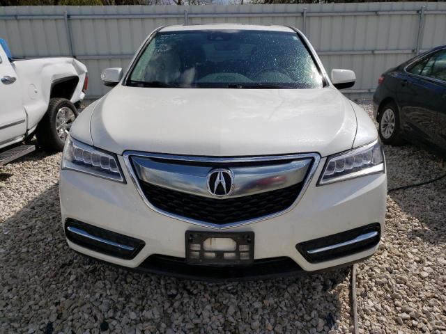 5FRYD4H43GB060189 - 2016 ACURA MDX TECHNOLOGY WHITE photo 5