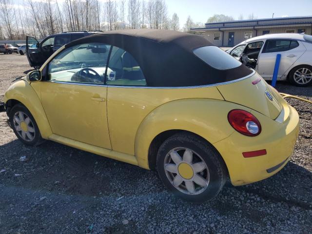 3VWRF31YX7M407131 - 2007 VOLKSWAGEN NEW BEETLE CONVERTIBLE OPTION PACKAGE 1 YELLOW photo 2