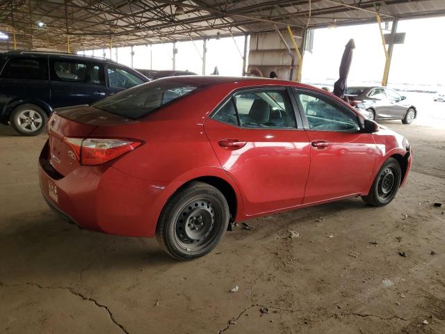 5YFBURHE3EP052964 - 2014 TOYOTA COROLLA L RED photo 3