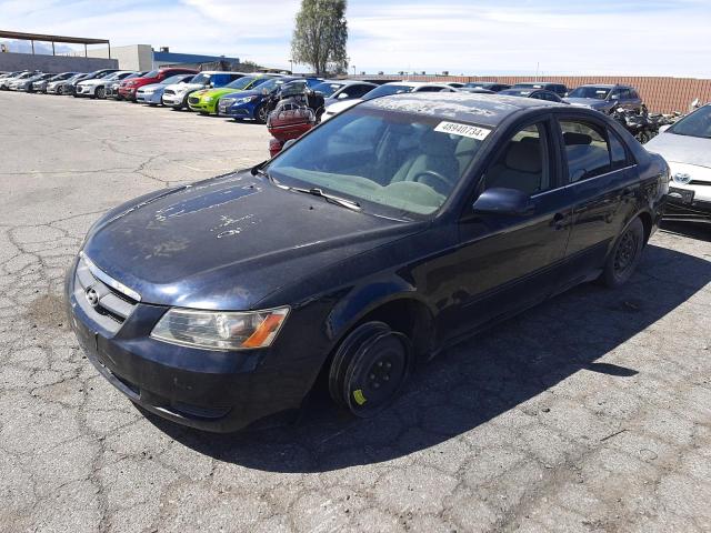 5NPET46C78H346289 - 2008 HYUNDAI SONATA GLS BLACK photo 1