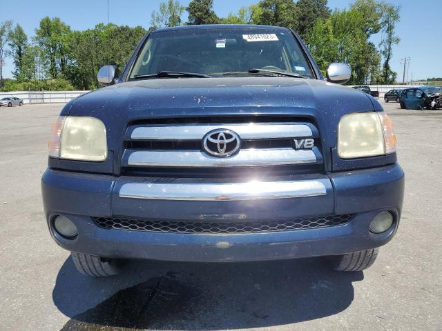 5TBDT44194S455430 - 2004 TOYOTA TUNDRA DOUBLE CAB SR5 BLUE photo 5