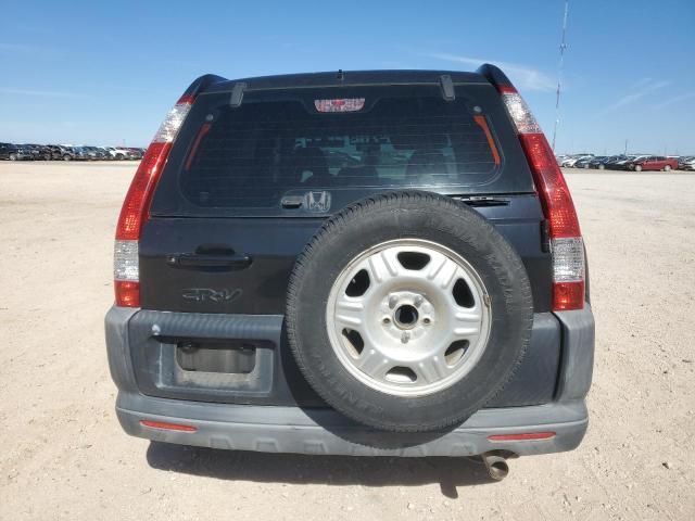 JHLRD68536C005508 - 2006 HONDA CR-V LX BLACK photo 6