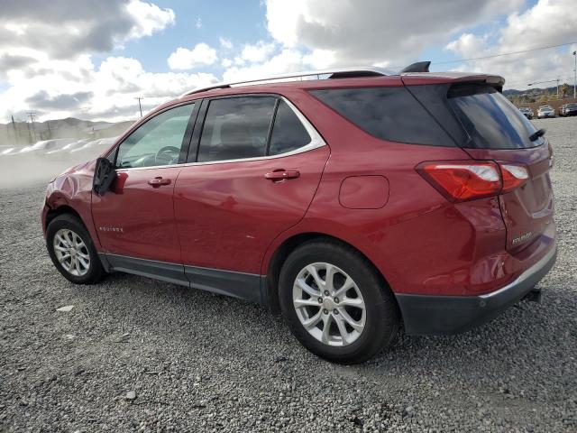 2GNAXSEV5J6317272 - 2018 CHEVROLET EQUINOX LT RED photo 2