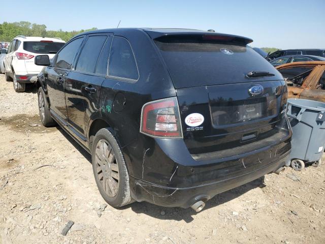 2FMDK30C19BA87292 - 2009 FORD EDGE SPORT BLACK photo 2