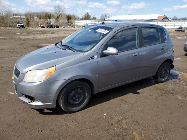 KL1TD66EX9B636487 - 2009 CHEVROLET AVEO LS GRAY photo 1